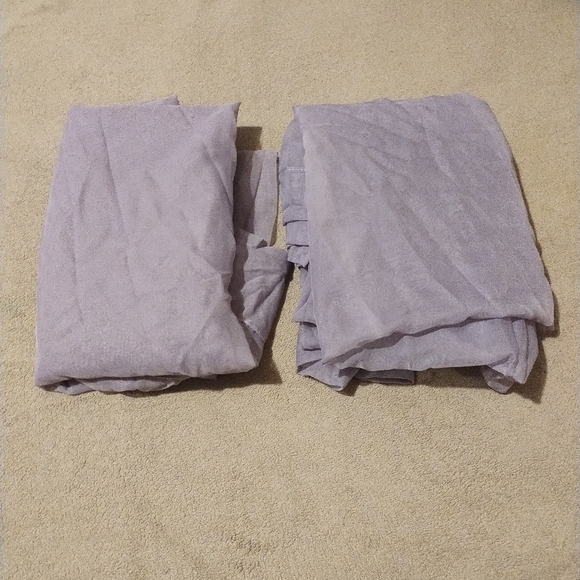 Elegant Sheer Lavender Curtain Panel - Picture 1 of 3